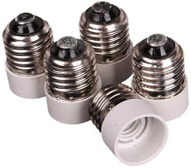5 Pack E27 to E14 Lamp Light Socket Converter Convertor Bulb Extend Base CFL small Screw Adaptor