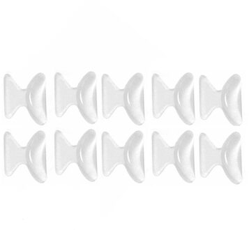 5 Pairs Anti-Slip Siliconen Stok Op Nose Pads Voor Brillen Zonnebril Bril Anti-Slip Zachte Bril Kussens sticker transparant-1.8mm