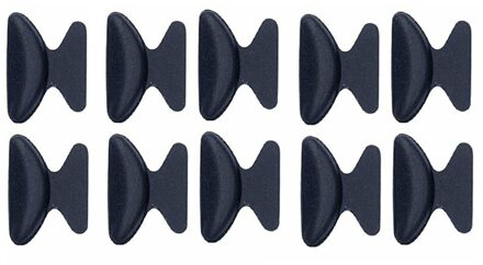 5 Pairs Anti-Slip Siliconen Stok Op Nose Pads Voor Brillen Zonnebril Bril Anti-Slip Zachte Bril Kussens sticker zwart-1.8mm