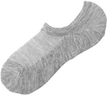 5 Pairs/Batch Van Unisex Sokken 100% Katoen Grote Maat Casual Ademende Running Korte Mannen Sokken zomer Sokken grijs