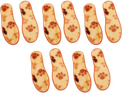 5 Pairs Oranje 15Cm Winter Thicken Warm Inlegzolen Deodorant Schoen Pads Kids Voetverzorging Protector Shoe Kussens Voor Kind laarzen (Suita zoals getoond