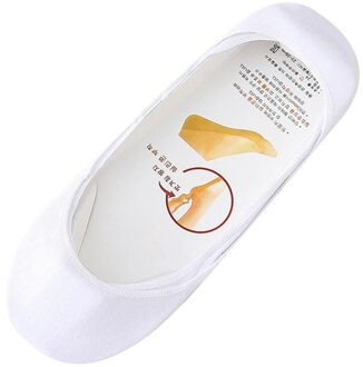 5 Pairs/Set Women Socks Calcetines Mujer Ladies Solid Color Invisible Non-slip Soft Breathable Women Daily Socks wit