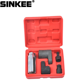 5 PC 22mm Oxygen Vacuum Lambda Sensor Remove Socket Set Kit Thread Chasers Spark Plug Car Tools SK1205