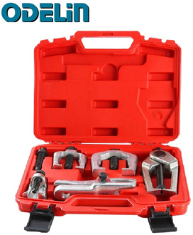 5 Pc Ball Joint Separator Tie Rod End Kit Pitman Arm Puller Auto Tool Set Remover