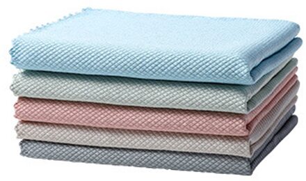 5 Pc Microfiber Cleaning Dish Doeken Poetslappen Voor Olie Wassen Gerechten Schotel Handdoeken Keuken Vaatdoeken Servies Reinigen Handdoek