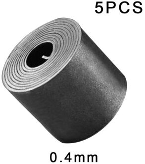 5 Pcs 0.3Mm-0.8Mm Vissen Bladlood Strip Vissen Zilveren Sinker Tin Roll Visgerei Accessoire Quick sinking 0 4mm