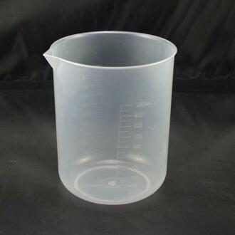 5 Pcs 1000 Ml Plastic Polypropyleen Pp Maatbeker Laboratorium Keuken Met Uitloop