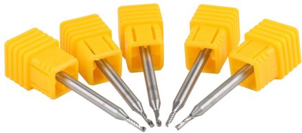 5 PCS 3.175X1.5X6mm Enkele Fluit Spiraal Hardmetalen CNC Frezen Frees