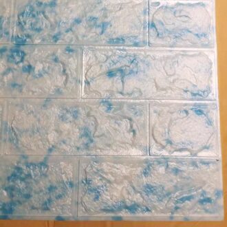 5 Pcs 3D Woondecoratie Bakstenen Muur Stickers Diy Decor Zelfklevende Waterdicht Behang Voor Kid Kamer Keuken Slaapkamer sticker A (5 stk)