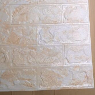 5 Pcs 3D Woondecoratie Bakstenen Muur Stickers Diy Decor Zelfklevende Waterdicht Behang Voor Kid Kamer Keuken Slaapkamer sticker B (5 stk)