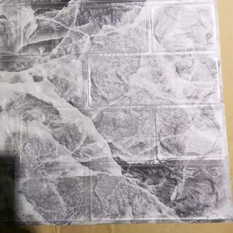 5 Pcs 3D Woondecoratie Bakstenen Muur Stickers Diy Decor Zelfklevende Waterdicht Behang Voor Kid Kamer Keuken Slaapkamer sticker C (5 stk)