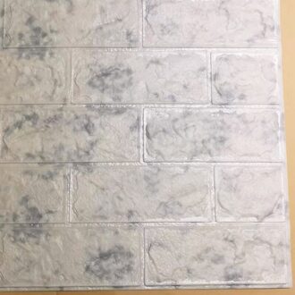 5 Pcs 3D Woondecoratie Bakstenen Muur Stickers Diy Decor Zelfklevende Waterdicht Behang Voor Kid Kamer Keuken Slaapkamer sticker D (5 stk)