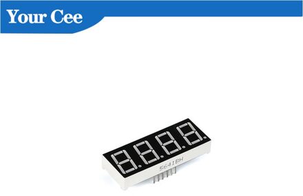 5 Pcs 4 Bit Digitale Buis Gemeenschappelijke Annode Digitale Buis 0.56 "0.56in. Rode Led Digit 7 Segment Display