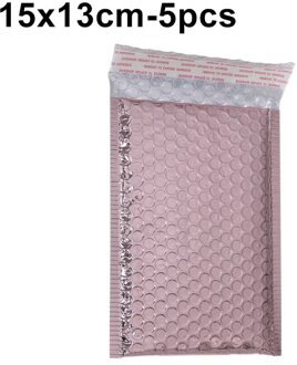 5 Pcs 4 Kleuren Bubble Envelop Foam Folie Mailing Tas Waterdicht Schokbestendig Bubble Mailer Enveloppen Voor Verpakking 15x13cm