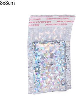 5 Pcs 4 Kleuren Bubble Envelop Foam Folie Mailing Tas Waterdicht Schokbestendig Bubble Mailer Enveloppen Voor Verpakking 8x8cm