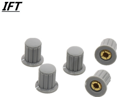 5 Pcs 4Mm As Insert Dia Brass Tone Core Potentiometer Bedieningsknoppen