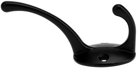 5 pcs Antiek Messing Muur Kapstokken Sleutel Tas Hanger Vintage retro afwerking Houten jas Muur Opknoping haken space saver zwart