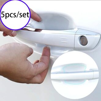 5 pcs Auto Bescherming Handvat Sticker Universele Transparante Autodeur Krassen auto accessoires auto styling pegatina coche