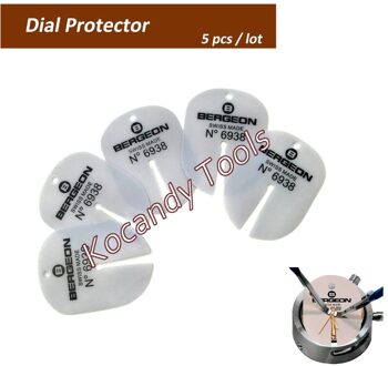 5 PCS BERGEON 6938 DIAL PROTECTOR SHIM HORLOGE HANDEN REMOVER SHIM VOOR HORLOGE DAIL KUSSEN HORLOGE REPARATIE TOOLS