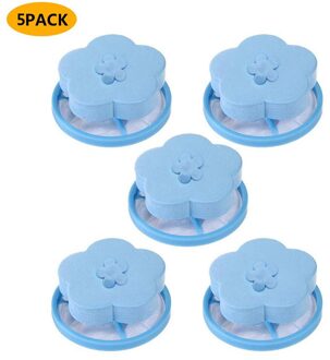 5 Pcs Blue Wasmachine Drijvende Huisdier Bont Catcher Filtering Ontharing Apparaat Wol Schoonmaakproducten Maquina De Lavar # LR1