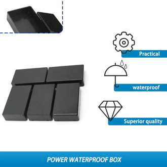 5 Pcs DIY 100x60x25mm Plastic Electronic Project Box Enclosure Instrument Case Top Sale Power Waterproof Box
