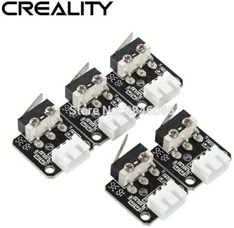 5 Pcs Gemengde Creality 3D Originele 3D Printer Accessoires X/Y/Z-as Eindschakelaar 3Pin N/O N/C Controle Te Gebruiken Micro Schakelaar