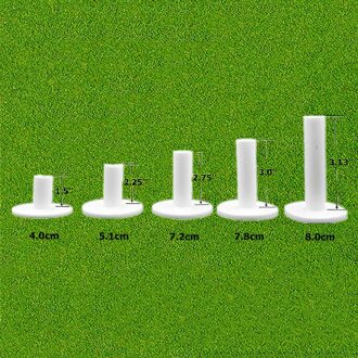 5 Pcs Golf Rubber Tees Driving Range Houder Verschillende Grootte Tee Voor Golf Praktijk Mat