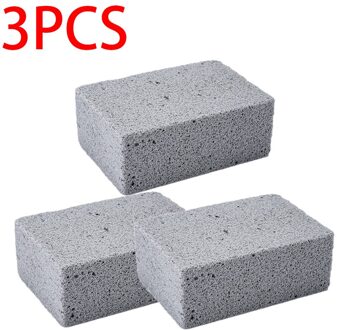 5 Pcs Handheld Schoon Baksteen Bbq Schoonmaken Steen Reukloos Grill Snel Cleaner Ecologische Barbecue Verwijderen Vlekken Borstel 3stk
