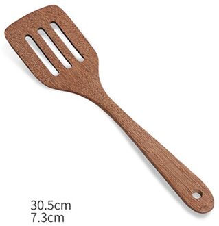 5 Pcs Keuken Houten Gebruiksvoorwerpen Turner Ingelaste Spatel Rijst Lepel Soep Scoop Voor Koken Gereedschap 2