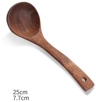 5 Pcs Keuken Houten Gebruiksvoorwerpen Turner Ingelaste Spatel Rijst Lepel Soep Scoop Voor Koken Gereedschap 4
