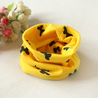 5 Pcs Kids Sjaal Bivakmuts Winddicht Halsbeenkap Hoofddeksels Hoofdbanden Bandana Antislip Ademend Gezicht Cover geel