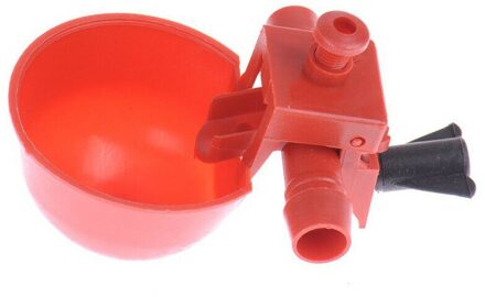 5 Pcs Kip Drinkbekers Kwartel Waterer Bowls Vogel Automatische Vogel Coop Feeder Drinkbekers Rood Glas Veeteelt Gereedschap 20stk