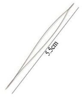 5 Pcs Kralen Naald Open Kralen Naald Diy Kralen Naald Maken Kralen Levert Handgemaakte Pins Sieraden Accessoires Gereedschap 5.5 cm