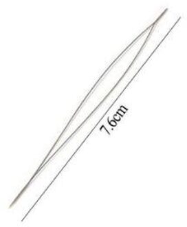 5 Pcs Kralen Naald Open Kralen Naald Diy Kralen Naald Maken Kralen Levert Handgemaakte Pins Sieraden Accessoires Gereedschap 7.6 cm