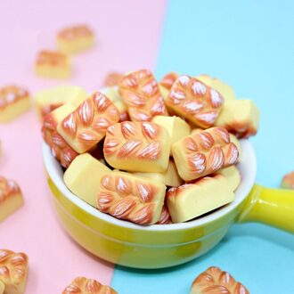 5 Pcs Mini Brood Cake Voor 1:12 Poppenhuis Miniatuur Poppenhuis Play Keuken Eten Accessoires Speelgoed 5 stk