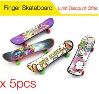 5 Pcs Mini Vinger Skateboard Toets Voor Legering Stents Scrub Vinger