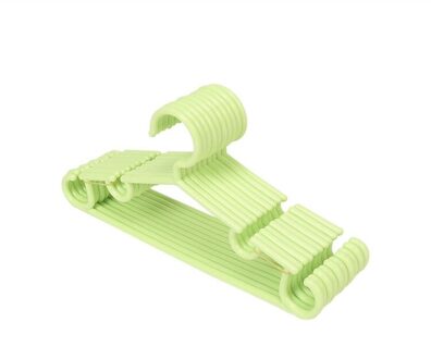 5 Pcs Multi-Stuk Draagbare Kleding Rek Kids Kinderen Baby Kleding Jas Plastic Hanger Haak Huishoudelijke 27CM / 1