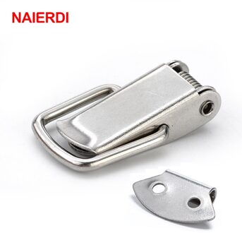 5 Pcs Naierdi J107 Hardware Kabinet Dozen Veerslot Catch Toggle 46*21 Milde Staal Hasp Voor Sliding deur Eenvoudige Venster
