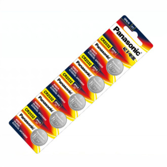 5 pcs Panasonic Button cell CR2032 Battery cmos 3V