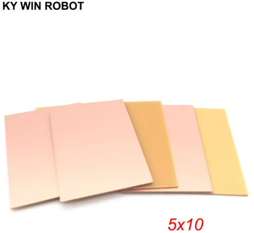 5 pcs PF PCB 5*10cm Single Side Copper Clad plate DIY PCB Kit Laminate Circuit Board 5x10cm 50x100x1.5mm