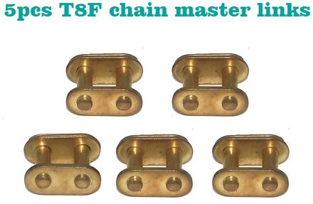 5 pcs pices T8F Master Links aansluitingen Voor 2 takt 47cc 49cc Mini Dirt Pocket Bikes Minimoto ATV Minimoto Motorfiets