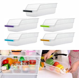 5 Pcs Plastic Koelkast Organizer Storage Box Set Box Lade Keuken