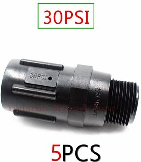 5 Pcs Preset Drukregelaars Met 3/4 "Fht X Mht Slang Draad Vermindert Inkomende Waterdruk Voor Een Druppelen irrigatie F101 30PSI