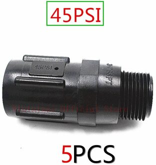 5 Pcs Preset Drukregelaars Met 3/4 "Fht X Mht Slang Draad Vermindert Inkomende Waterdruk Voor Een Druppelen irrigatie F101 45PSI