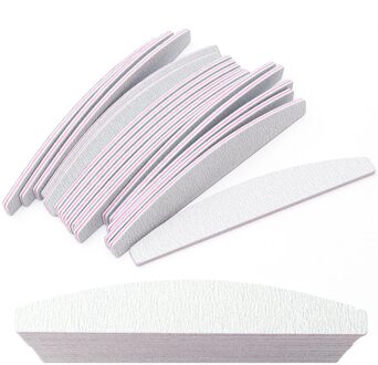 5 Pcs Pro Slijpen Nagelvijlen Grijs 100/180 Grit Schuren Buffer Blok Voor Pedicure Polijsten Manicure Varnish Beauty Gereedschap SA831