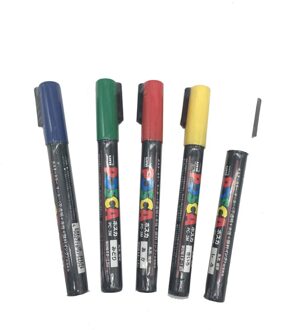 5 pcs Queen Bee Marker Pen 5 Kleuren Bijenteelt Identificatie Grootbrengen Paring Marker Pen Bijenteelt Apparatuur