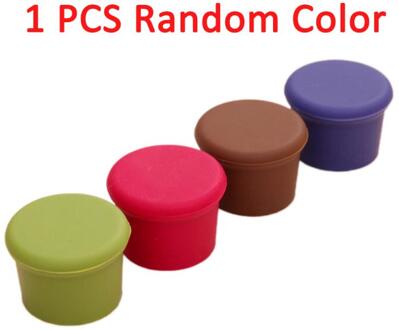 5 Pcs Silicone Kroonkurken Bier Drank Cover Soda Lekvrije Champagne Sluitingen Verse Saver Stopper Keuken Bar Accessoires 1 stk willekeurig kleur