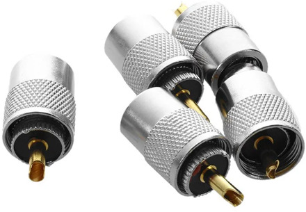 5 pcs UHF PL259 Plug Solder Connector for RG8