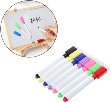 5 Pcs Uitwisbare Whiteboard Pen Uitwisbare Droog White Board Markers Zwarte Inkt Fijne Size Nip