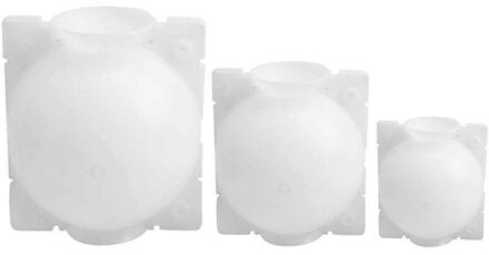 5 Pcs Verstelbare Plant Zaad Wroeten Bal Enten Wroeten Groeiende Doos Fokken Case Voor Indoor Hydrocultuur Tuin 5stk wit 8cm